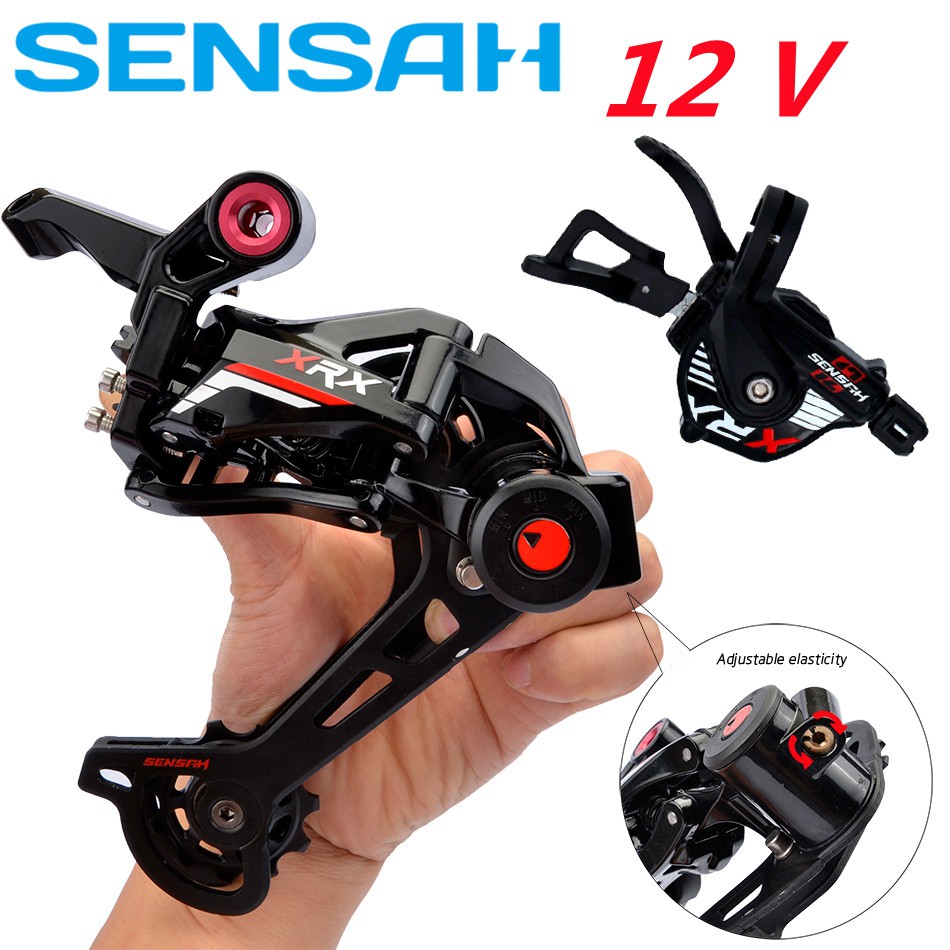 SENSAH Cambio Traseiro 12v Desviadores Traseiros Gatilho Shifter Transmissão de bicicleta de mountain bike