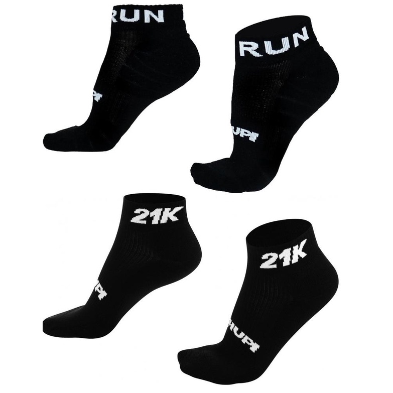 Kit 02 Pares Meia Corrida HUPI Pro Running 21K 36-42