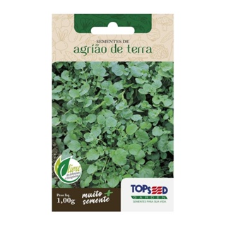 Sementes Agrião Da Terra TOPSEED em Oferta na Shopee