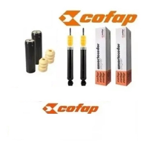 Par Amortecedor Traseiro Corsa Celta + Batente Tudo Cofap em Oferta na Shopee