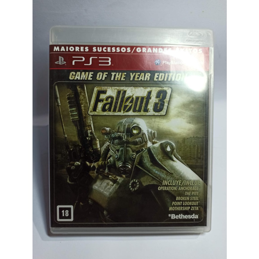 Fallout 3 Goty Ps3 Midia Fisica Shopee Brasil