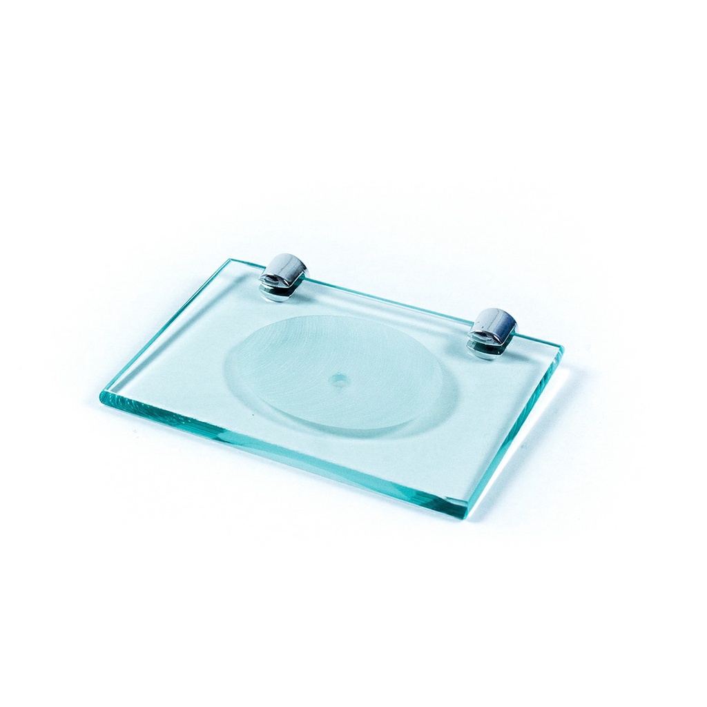 Saboneteira para banheiro em vidro INCOLOR com furo para escoar a água. em Oferta na Shopee