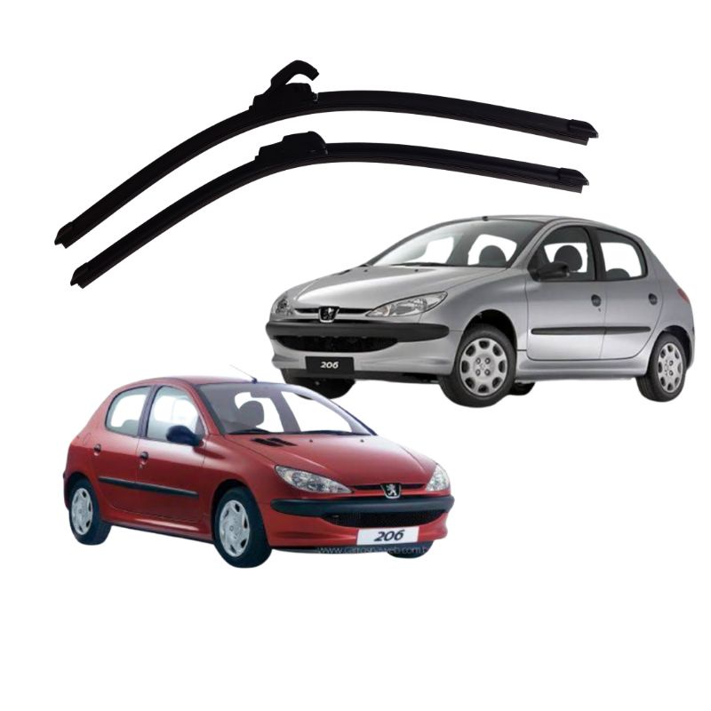Par Palheta Limpador Parabrisa Dianteiro Peugeot 206 e Sw em Oferta na Shopee