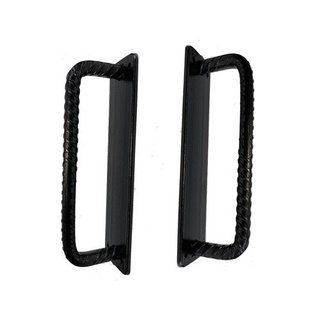 Puxador Ferro 25cm Portas/armários (par) Industrial Vergalhão