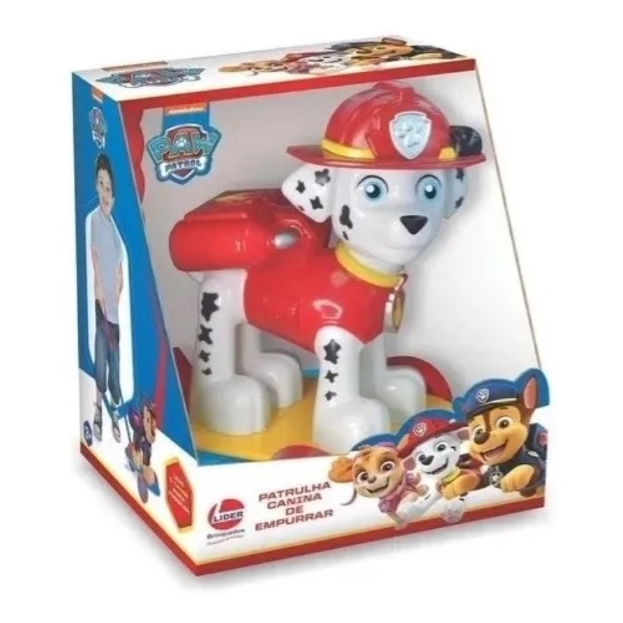 Patrulha Canina De Empurrar Marshall 2451 - Lider Brinquedos - Mom & Baby