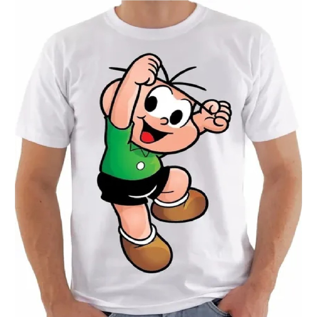 Camiseta Camisa Turma Da Monica Desenho Cebolinha Best Swag Shopee Brasil 9096