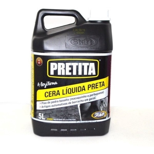 Cera Líquida Preta Pretinho Pretin Start- Pretita 5l em Oferta na Shopee