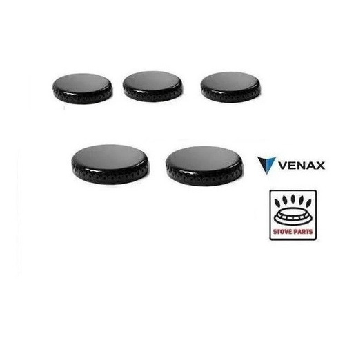 Kit   Espalhador Peças Fogão Venax 5 Bocas