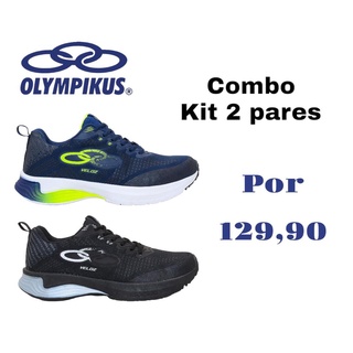 Regenerative lake Feed on Combo Kit 2 Pares Tênis Olympikus Masculino Esportivo Caminhada Promoção |  Shopee Brasil