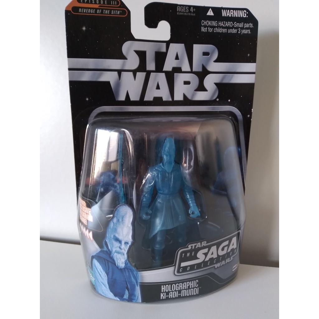 Star Wars Boneco Holograph Ki Adi Mundi Tsc Collection 1/18