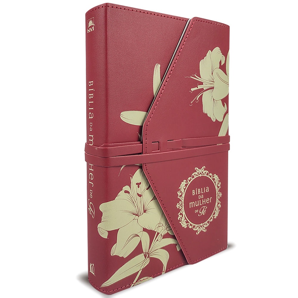 Bíblia da Mulher de Fé NVI - Lírios do Campo em Oferta na Shopee