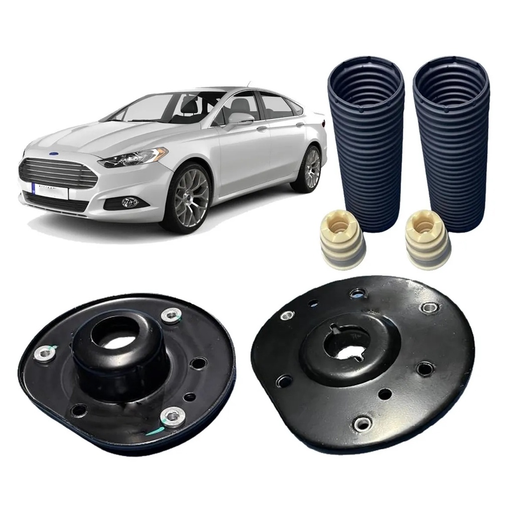 Kit Coxim Batente Coifa Amortecedor Dianteiro Ford Fusion Titanium 2013 2014 2015 2016 A 2017