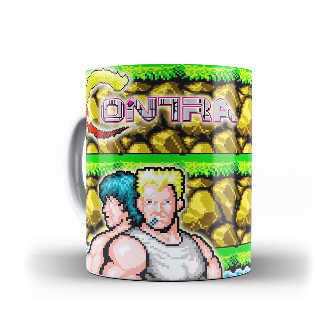 Caneca contra nes games jogos antigos