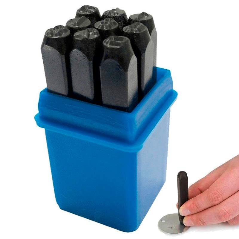 Tipo Numérico para Gravação 5 MM Kit 9 Peças 0-9 6196 BREMEN em Oferta na Shopee