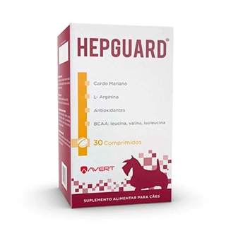 Suplemento Alimentar Hepguard Cães Avert C/ 30 Comprimidos em Oferta na Shopee