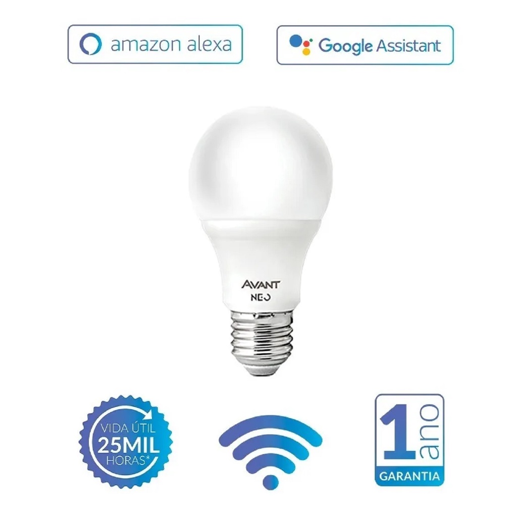 Lâmpada Smart Neo Avant 2700K/6500K Dimerizável 10W Bivolt