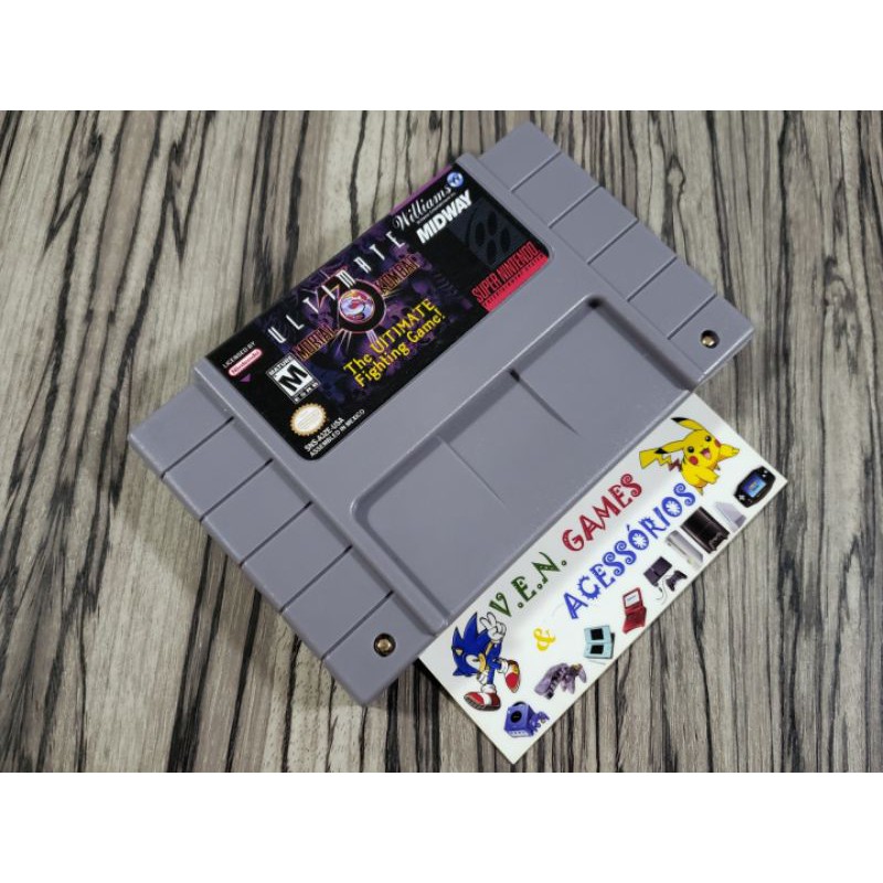 Ultimate Mortal Kombat 3 P/ Super Nintendo + Garantia!!! em Oferta na Shopee