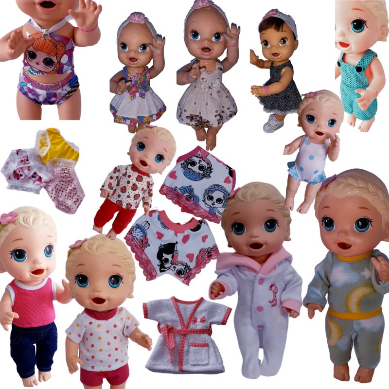 Roupas  Boneca Baby Alive Kit C/ 22 Peças  Baby Alive Pronta Entrega