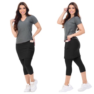 Calça Capri Fitness Moda Evangélica