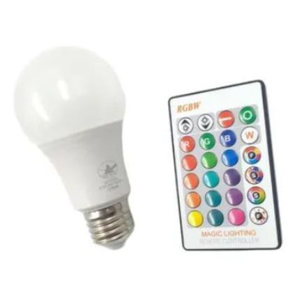 Lampada Bulbo Led W Rgb W Cores Colorida Economica Sale Shopee Brasil