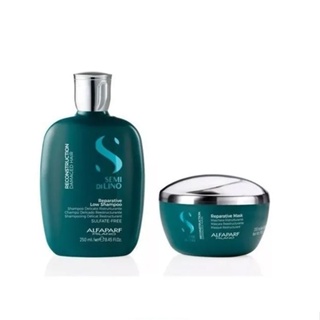 Kit Semi Di Lino Reconstruction Shampoo 250ml Máscara 200ml em Oferta na Shopee