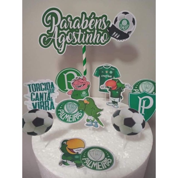 Topper De Bolo Palmeiras Personalizado Topo De Bolo Papelaria Personalizada Festa Em Casa Shopee Brasil
