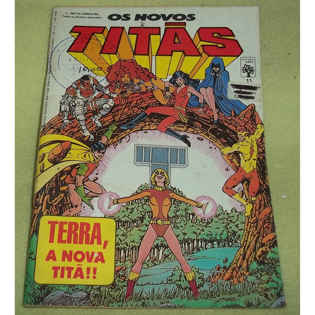 Gibi Novos Titâs nº 11 - Fevereiro  de 1987