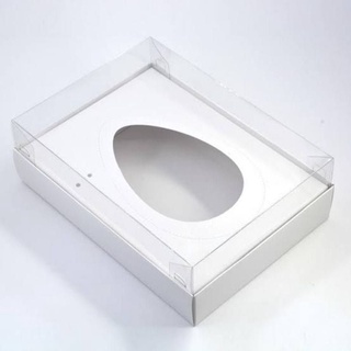 10 Caixas para Ovo de Páscoa/ Ovo de colher 250/350/500g. Berço ajustável. Branca/Duo/Trio
