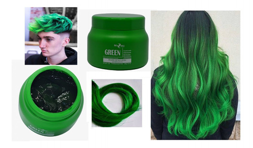 Tonalizante Matizador Pintar Cabelo Cor Verde Mairibel 250g