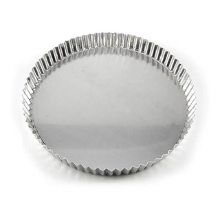 Forma Assadeira Torta Crespa Fundo Falso Alumínio 17cm