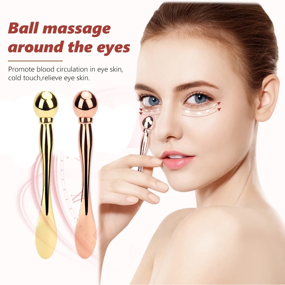 Bastão Massageadora De Olhos Em Liga De Zinco/Anti-Rugas Para Alívio De Fadiga/Faça Você Mesmo/Ferramenta Cosméticos