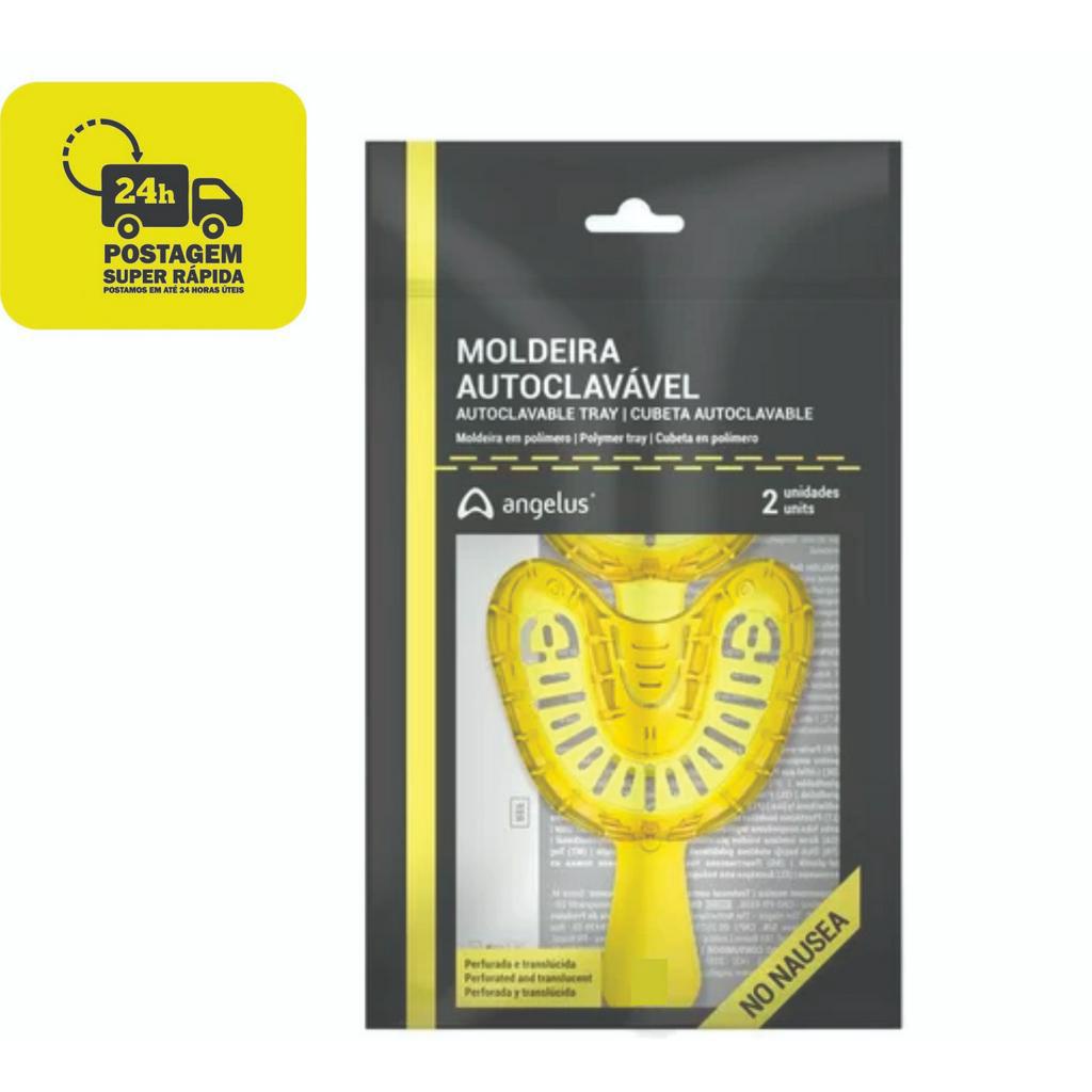 Moldeira Implante Total Perfurada Plástico Autoclavável - Angelus