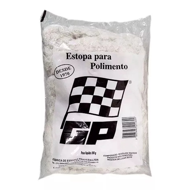 Estopa Branca Extra GP-Limpeza e Polimento 200gr em Oferta na Shopee