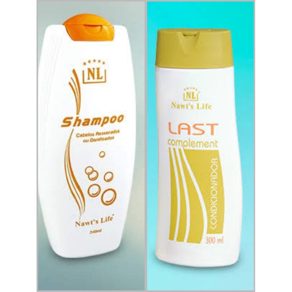 Shampoo para cabelos Ressecados ou Danificados e Condicionador  Last Complement Life Nawt’s Life