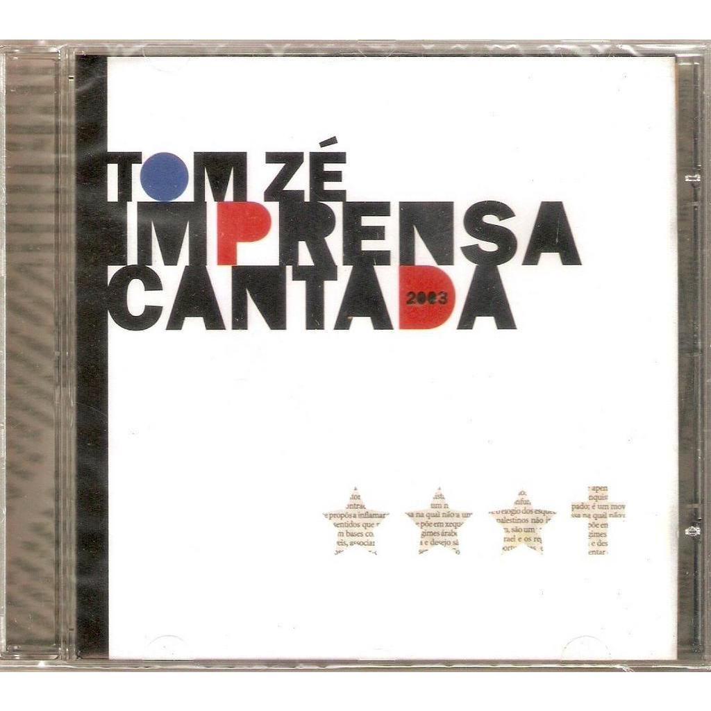 Cd Tom Zé - Imprensa Cantada 2003