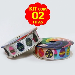 Kit 2 Fitas Pascoa Gorgurao R:1665/22mm Cor:48/49 - Sinimbu em Oferta na Shopee