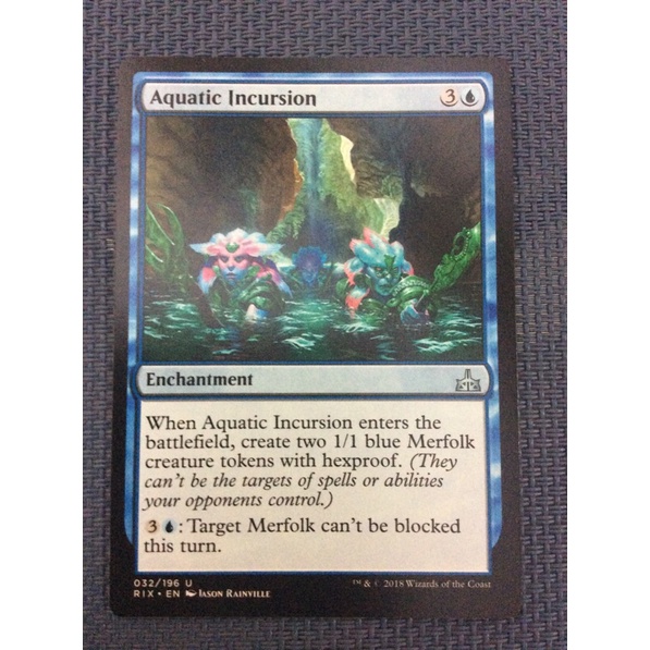 Incursão Aquática - Magic The Gathering - Rivais de Ixalan