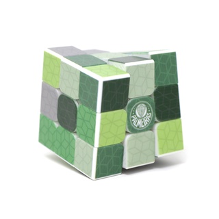 Cubo Mágico Profissional 3x3x3 Palmeiras 6 Tons De Verde Oficial Original - Cuber Brasil