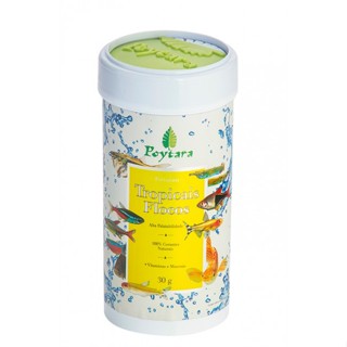 Ração Para Peixes Tropicais Flocos 30g Poytara em Oferta na Shopee