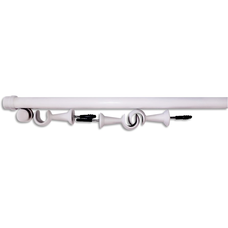 varao para cortina 1.0mt  28 mm janela cozinha quarto sala( ferro )