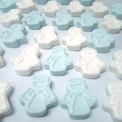 50 Mini Sabonetes Anjinhos Para Lembrancinhas