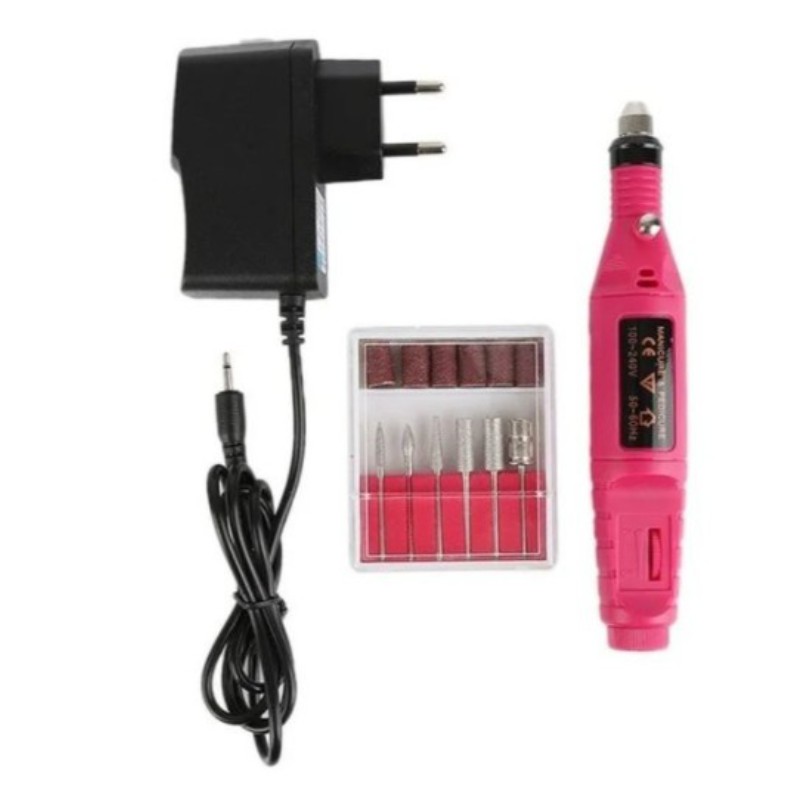 Lixadeira Motor Caneta Bivolts Unha Lixa Elétrica Profissional Bloco Motor Bivolt