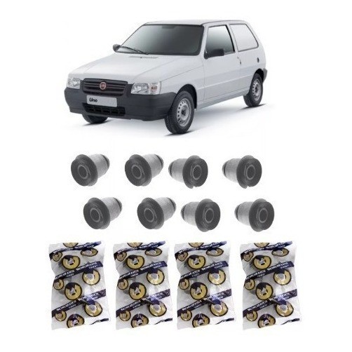 Kit 8 Buchas Balanças Bandejas Traseiras Uno - Original Axios em Oferta na Shopee