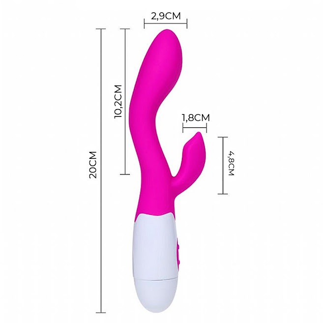 Vibrador Feminino Ponto G Vibra Clítores Rabbit 10 Velocidades Diferentes Sex Shop