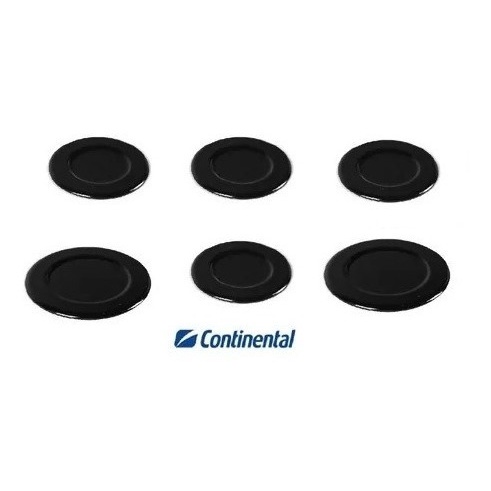 Kit 6 Tampas Peças Fogão Continental Caprice 4pq + 2md
