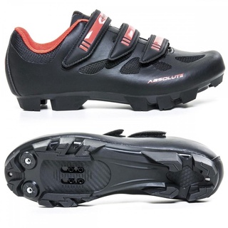 Sapatilha MTB Absolute Nero Preto/Vermelha
