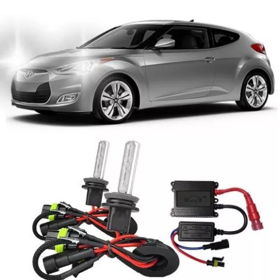 Kit Xenon Hyundai Veloster 11/13 Farol De Milha H27 6000k