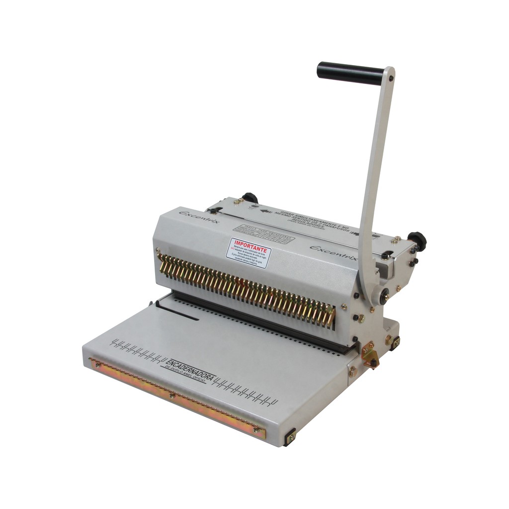 Encadernadora Perfuradora Wire-o 2x1 Conjugada - Fura, Fecha, Elimina - Excentrix em Oferta na Shopee