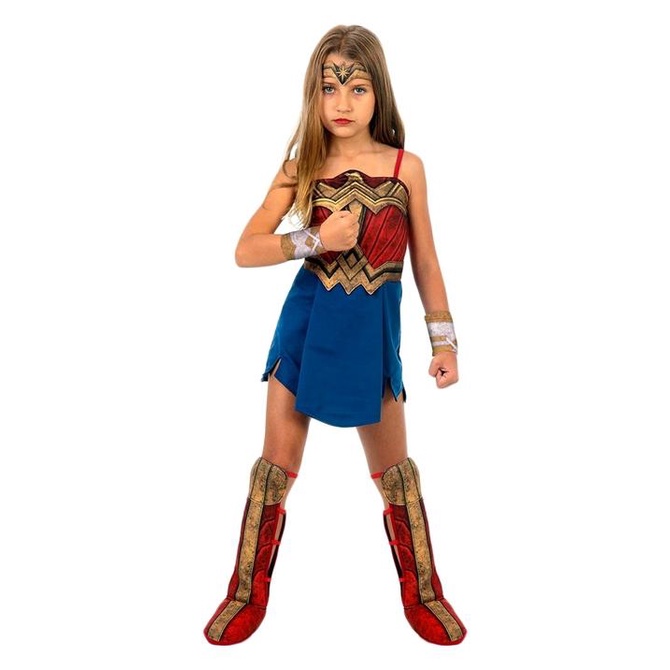 Fantasia Mulher Maravilha Infantil Luxo - Batman vs Superman em Oferta na Shopee