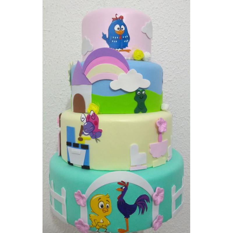 Bolo Fake Galinha Pintadinha Rosa: Onde Comprar | BuscaProdutos